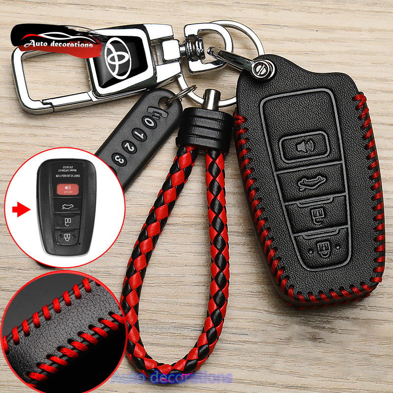 4 Nút Chìa Khóa Xe Toyota Cho Xe Toyota Corolla CROSS ALTIS CAMRY Toyota Key Fob Cover HRG8