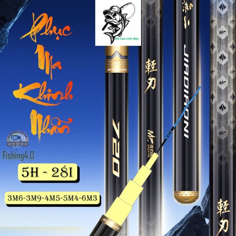 Cần câu tay Mc Phục Ma Khinh Nhẫn 5H-28i đủ size chất lượng tốt BB70