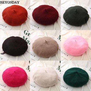  Mũ nồi len BEYONDAY dành cho nữ Bé gái Beanie Baggy Mũ phẳng 
