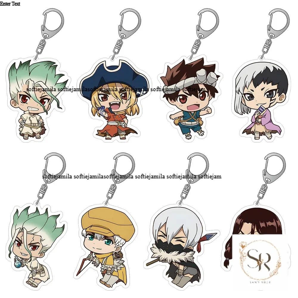 Mặt dây chuyền túi móc khóa Acrylic Nhân vật hoạt hình Carlos barrios MIRAI shishio ryusui Nanami Ge