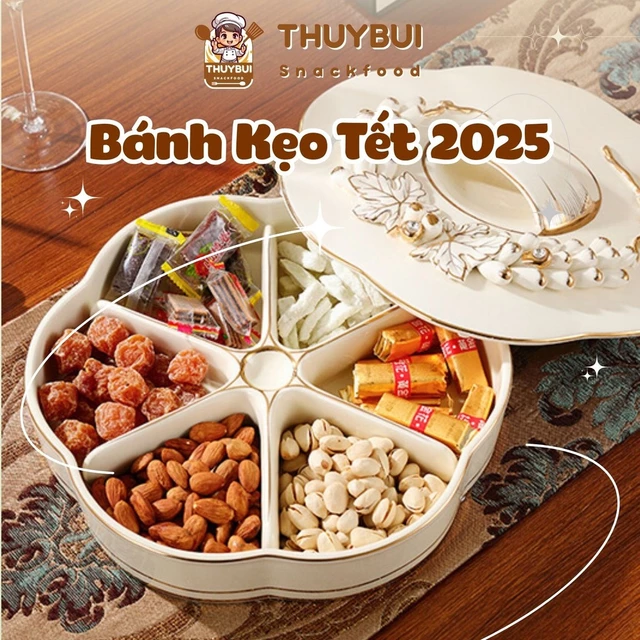 Bánh Kẹo Tết 2026, Kẹo Trái Cây / Kẹo Cafe / Kẹo Tết, Kẹo Cân, Tổng Hợp Bánh Cân, Tiệm Ăn Vặt Thuỳ Bùi