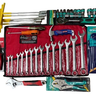 Combo 10 món đồ nghè sửa xe đầy đủ, bộ dụng cụ sửa xe máy tiện ích đa năng