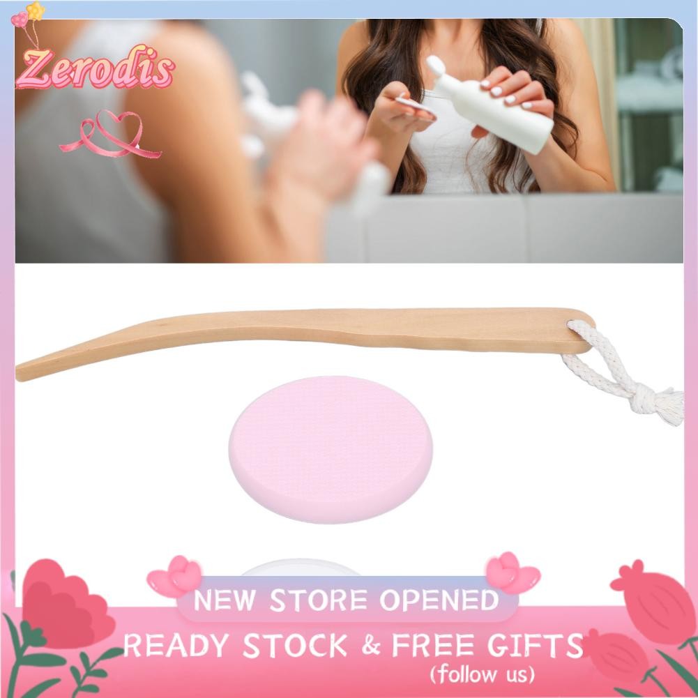 Zerodis Kem bôi lưng có tay cầm dài với 4 miếng đệm có thể thay thế L2S