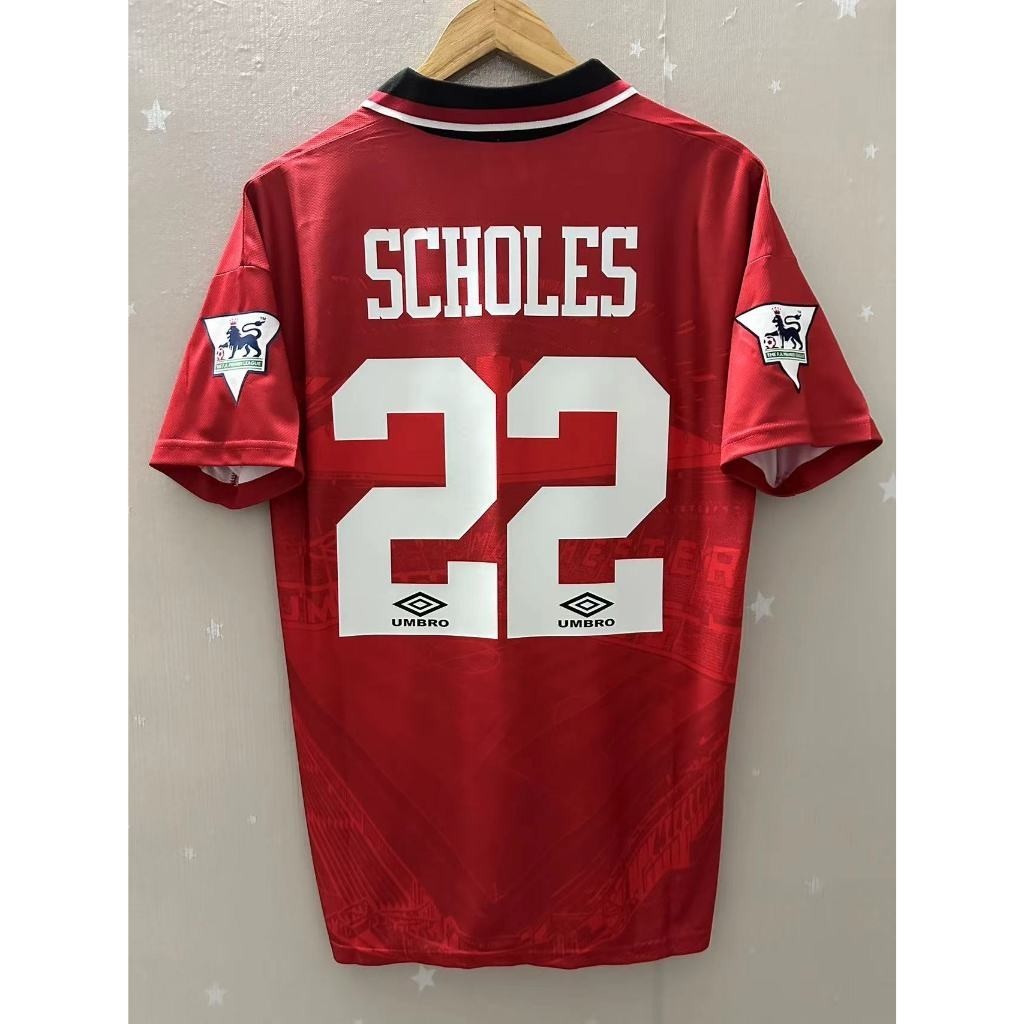 Áo bóng đá retro nhà cũ Man Utd 1995-96 Cantona, Beckham, Giggs - Thoải mái