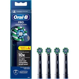Đầu bàn chải đánh răng điện Oral b Pro Cross Action, lông hình chữ X và góc cạnh, 4 cái / hộp