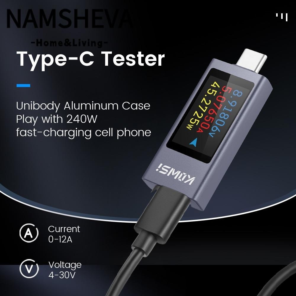 Màn hình dòng điện và điện áp NAMSHEVA, Máy kiểm tra đồng hồ đo điện KWS-2303C DC 4-30V 0-12A, Màn h