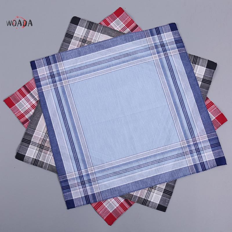 Khăn tay Cotton WOADA 40x40cm dành cho người lớn Big Square s Khăn mặt đa năng Nam Khăn lau mồ hôi 4