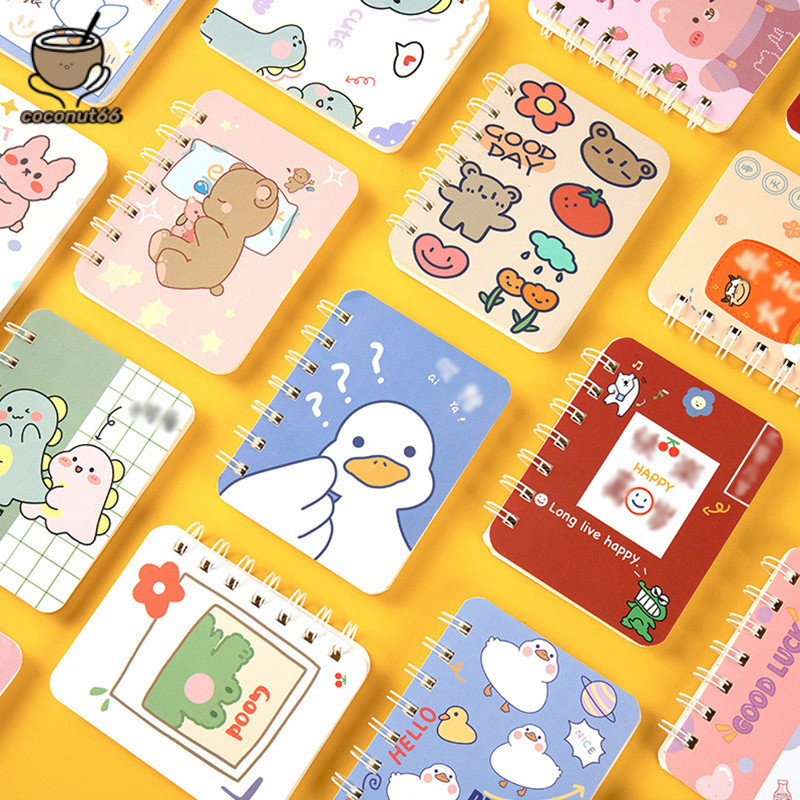 Sổ tay nhỏ A7 Rollover Coil Book Pocket Mini Notebook Di động Notebook Notebook văn phòng
