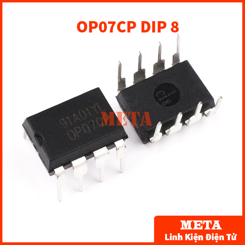 IC Chức Năng OPAMP OP07 OP07CP Chân Cắm DIP8