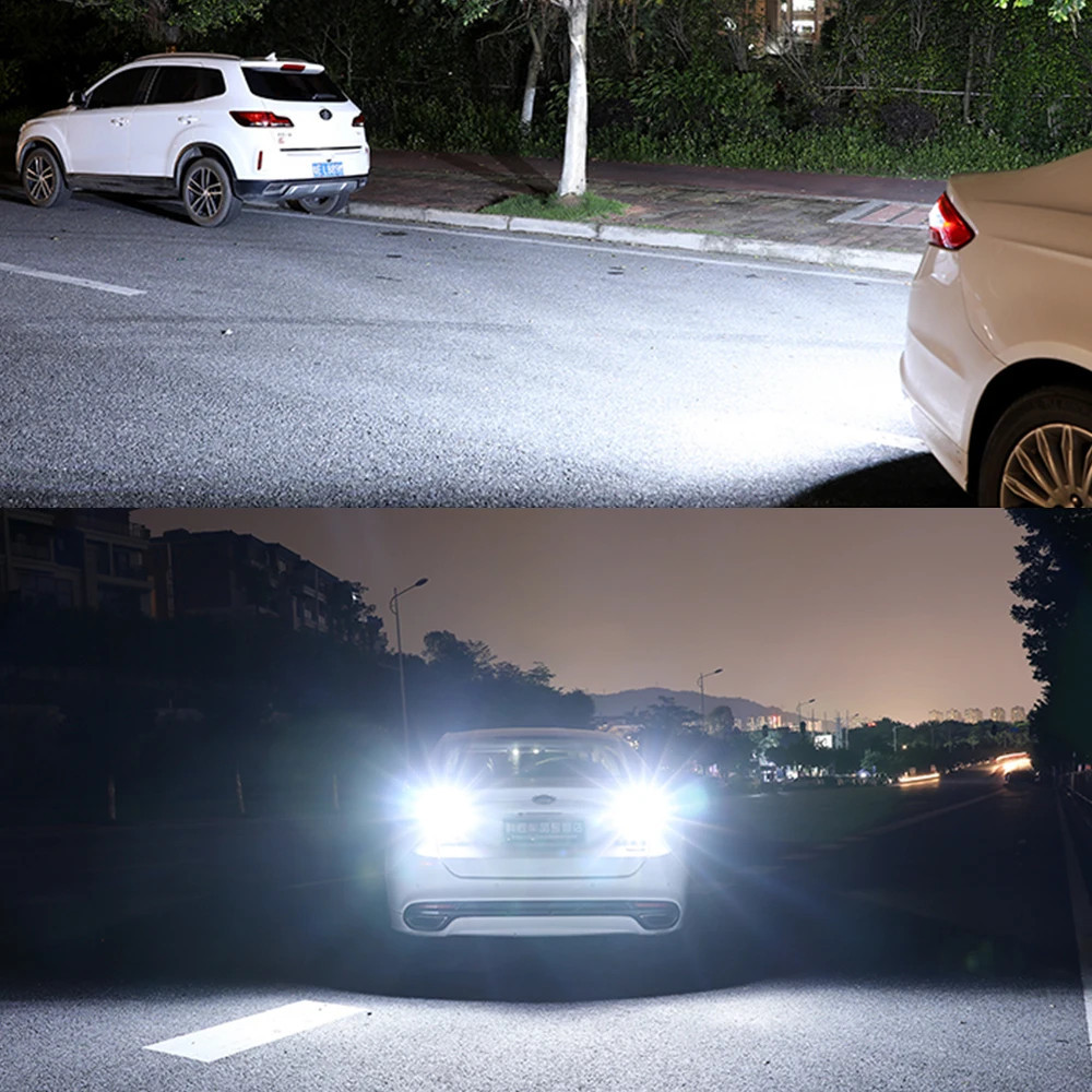 2 Chiếc P21W 3030 BA15S LED Dự Phòng Blub Đèn Ngược Canbus Cho Volvo C30 C70 S40 S60 S70 S80 V40 V50