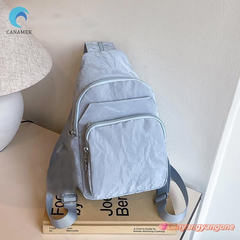 Canamek Thời Trang Mới Ba Lô Nữ Phong Cách Đơn Giản Đa Chức Năng Túi Ngực Nữ Chất Lượng Cao Túi Đeo Ngang Túi Xách Nữ Mới