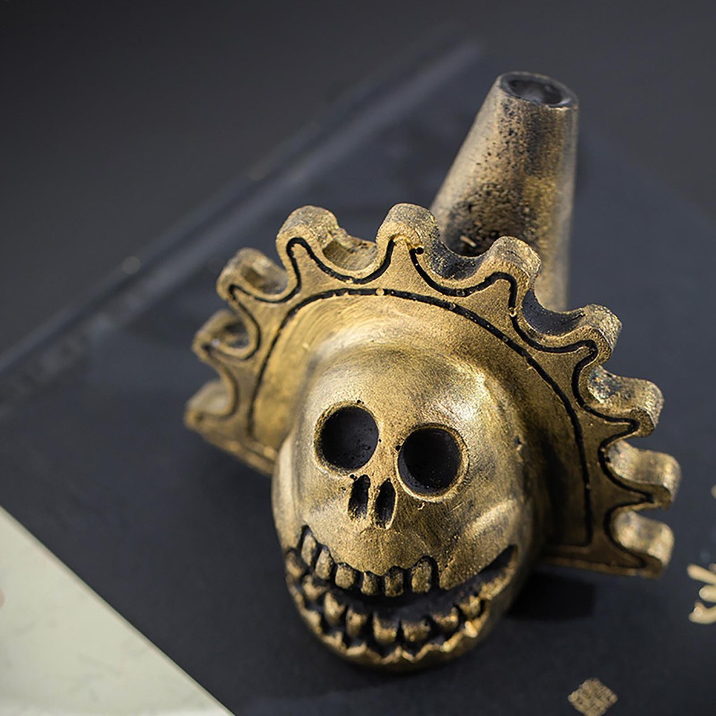 Aztec Death Whistle Loud Skull Ma quái Aztec Còi la hét với âm thanh độc đáo