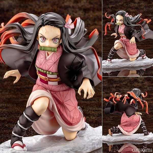 Demon Slayer: Kimetsu no Yaiba Nezuko Hashibira Battle Kamado Nezuko Mô Hình Nhân Vật Đồ Trang Trí B