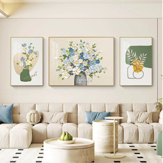 [HOẢ TỐC] Bộ 3 Tranh Treo Tường Tone Pastel – Decor Phòng Khách Căn Hộ Hiện Đại - MIYO