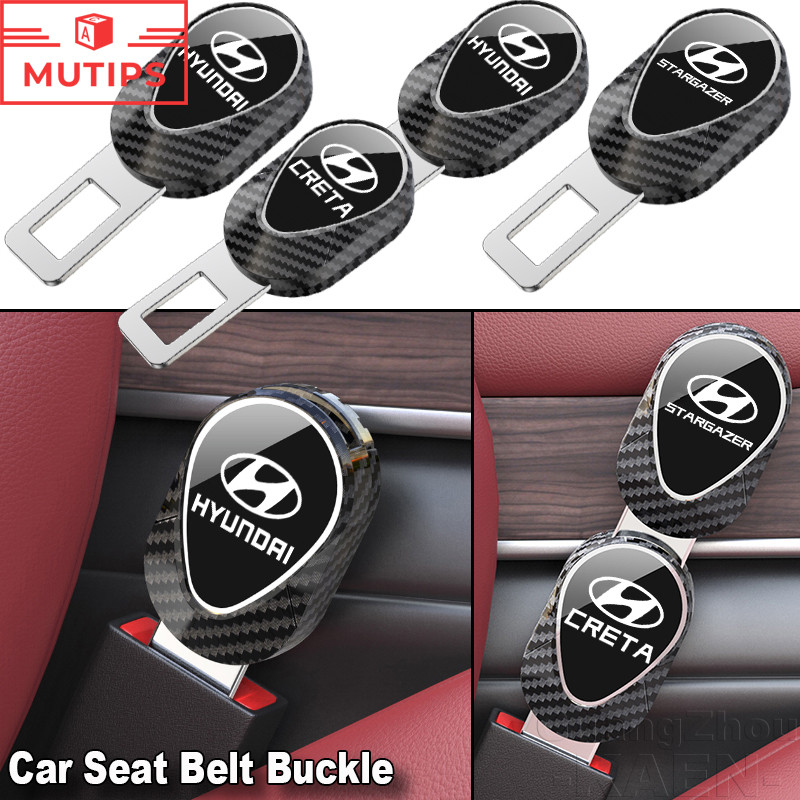 1 / 2 Chiếc Xe Hyundai Dây An Toàn Khóa Khóa An Toàn Kẹp Mở Rộng Chống Báo Động Cắm Bảo Vệ Cho Elant