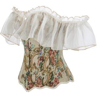   Có Sẵn  Áo Corset Trễ Vai Phiên Bản Cao Cấp Siết Eo Đẩy Ngực Cực Đẹp 