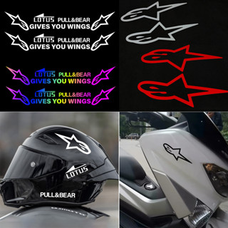 Một Ngôi Sao Alpinestars Logo Miếng Dán Phản Quang Xe Máy Thân Mũ Bảo Hiểm Cản Chống Thấm Nước Vinyl Decal