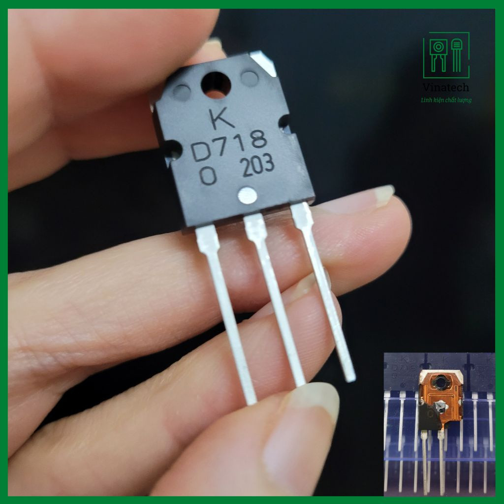 [Set 30 Con ] D718 KTD718 transistor hàng chính hãng KEC - D718 Mới 100%,Hàng loại 1 ,chất lượng tốt