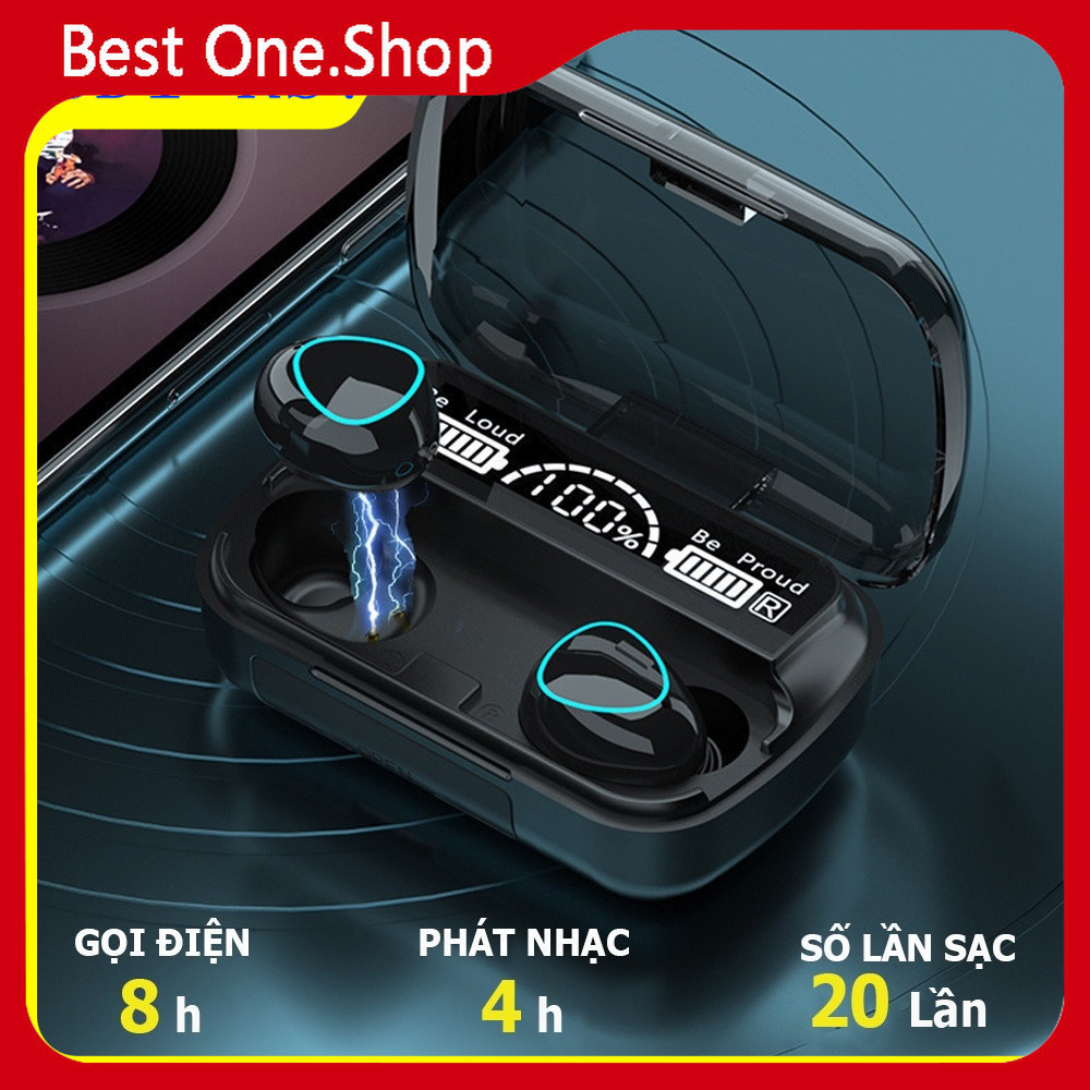 👍👍Tai nghe M10 Tai nghe Bluetooth có micrô cho tai nghe không dây HIFI Âm trầm trong tai chống nước