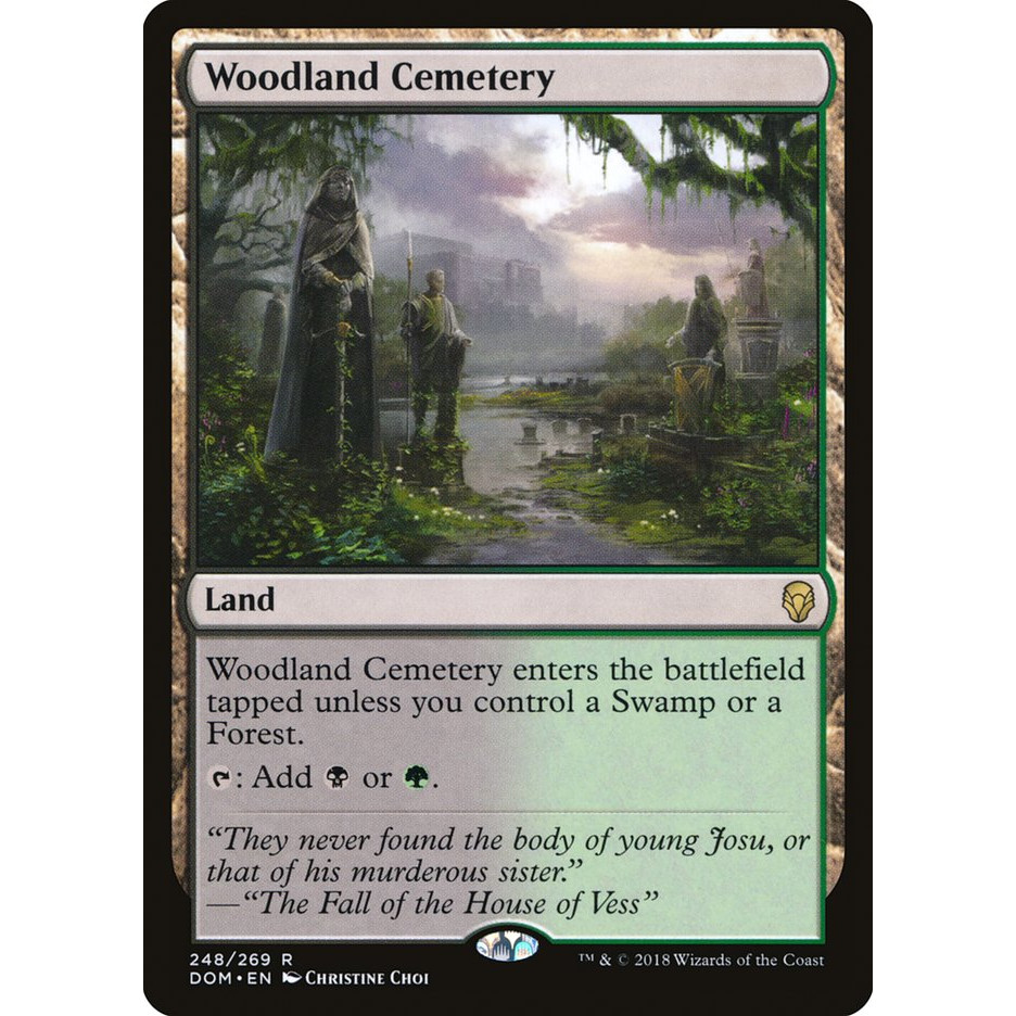 Magic the Gathering - Dominaria - Woodland Cemetery