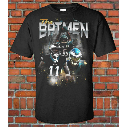 The Eagles Batmen - Devonta Smith, Aj Brown, & Quez Watkin 90S Phila Eagles