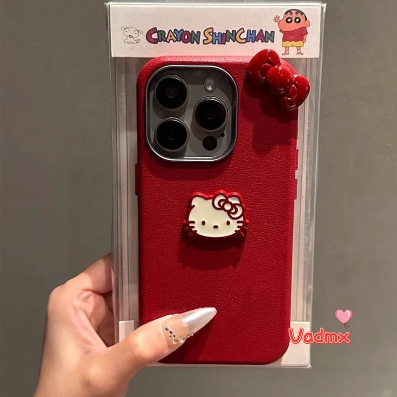 Ốp Điện Thoại Da Hello Kitty Cho Samsung Galaxy A36 A16 A06 A05 A05s S25 S24 S23 S22 S21 S20 Plus Ul