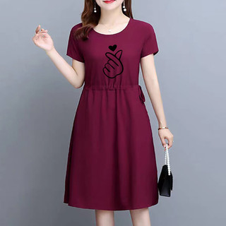 大 ❈ ❈ ❈ 🍎 váy nữ thời trang mới váy đen dáng rộng váy giản dị dành cho nữ Váy chữ A