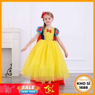 Váy bạch tuyết kèm tà xinh xắn cho bé gái đầm hoá trang công chúa cho trẻ em E1095