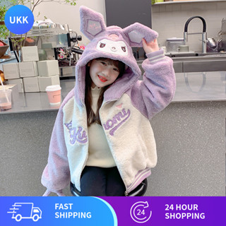 Áo khoác bé gái trang phục mùa đông áo lông cừu mùa đông dày dặn có Mũ trẻ em kiểu Tây mẫu mới 2025