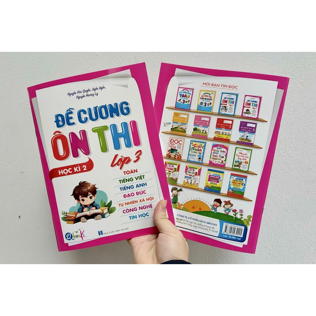 Sách - Đề Cương Ôn Thi Lớp 3 - QBooks - Bản Quyền