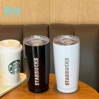 Cốc Starbucks 600ml Cốc Cách Nhiệt Đơn Giản Inox 304 Giữ Nhiệt Cốc Nước Di Động Dung Tích Lớn