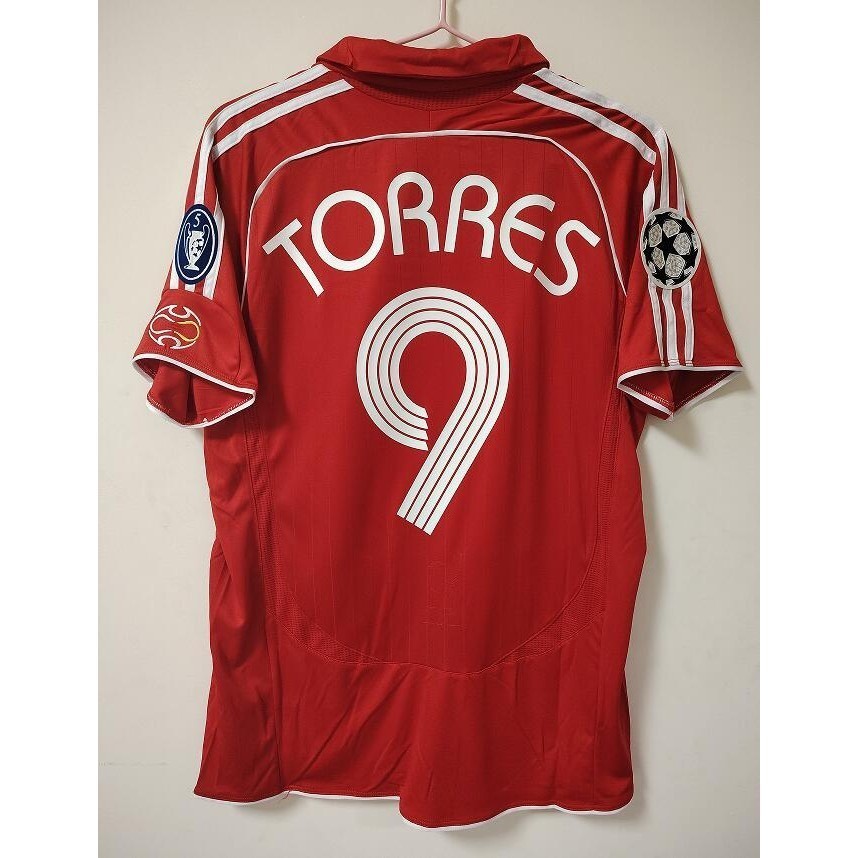 2006-07 Áo bóng đá sân nhà Liverpool FC Retro - Áo bóng đá cổ điển (In hình Gerrard & Torres)