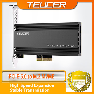 TEUCER PCI-E 5.0 NVME Cho Đĩa Cứng Chuyển Đổi SSD M.2 Mở Rộng PCI-E 4.0 X16 Tốc Độ Cao Hỗ Trợ Máy Tính PC