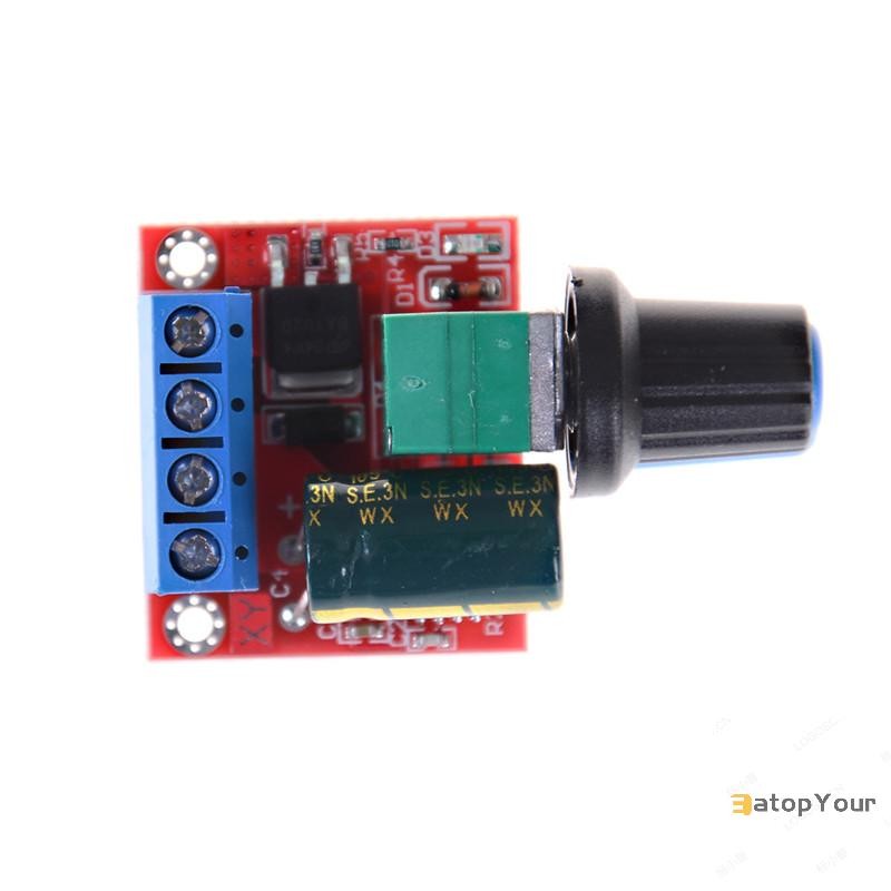 EatopYour Motor Bộ điều khiển tốc độ PWM 5A 4.5V-35V Điều khiển tốc độ LED Dimmer mới