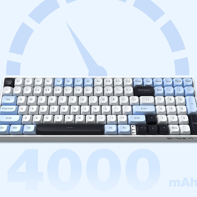 Bàn Phím Cơ AULA S100PRO 99 Phím nhỏ gọn, Keycap PBT trường tồn, độ trễ thấp phù hợp văn phòng | BigBuy360 - bigbuy360.vn