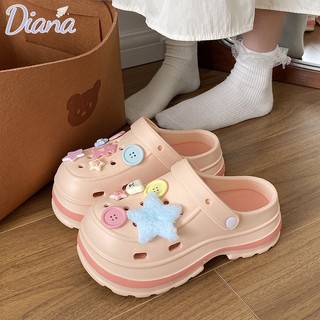 Giày Coros đế bệt dễ thương Nữ Xuân Hè Mới Eva Xăng đan Tăng Chiều Cao sành điệu