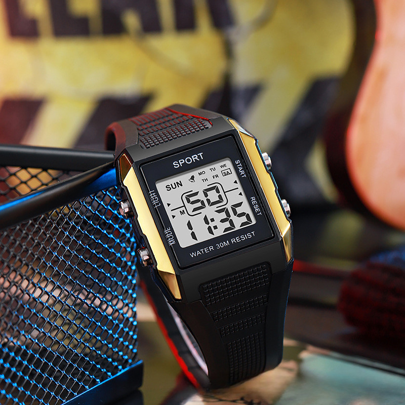 Đồng hồ điện tử, đồng hồ điện tử thể thao thời trang dành cho sinh viên
