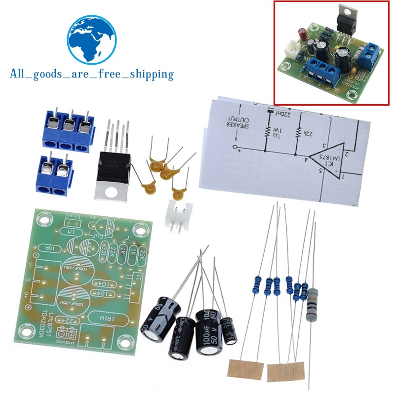LM1875T mono bùng nổ mức công suất 30W bảng khuếch đại loa khuếch đại công suất PCB sản xuất DIY kit