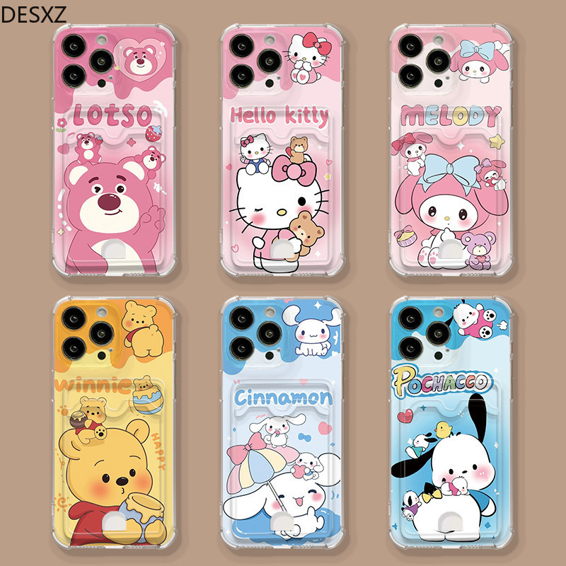 Ốp điện thoại mềm hình gấu dâu Hello Kitty giai điệu Hello Kitty cho Samsung Galaxy J2 Prime J4 Plus