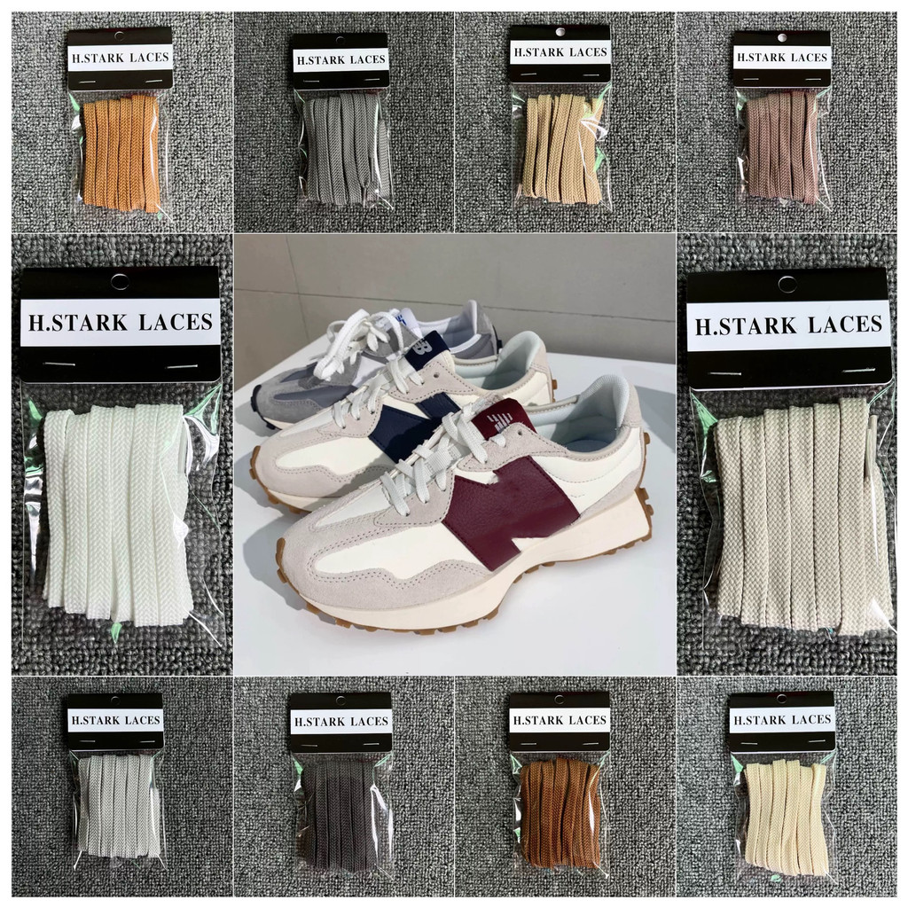 ~ ~ Dây Giày Thích Hợp Cho Dây Giày New Balance 574 327 990 2002r Dây Giày Đế Bằng Trắng 14 Màu