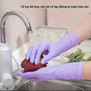 kimcuongshop2023 Găng Tay Cao Su BeeSurg Mới Dài Hơn, Rửa Bát, Chống Nước, Không Mùi