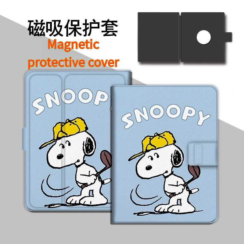 BOOX Tab Mini C/Tab8 C 7.8Inch Sleep Wake-up Magnetic Protective Sleeve Snoopy