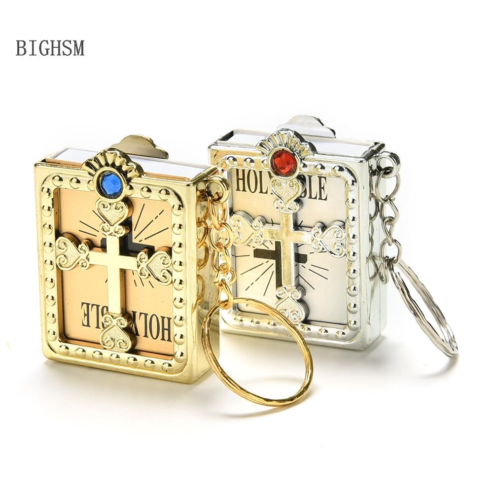 Bighsm 1 BIBLE Móc khóa HOLY BIBLE Tôn giáo Kitô giáo Chúa Giêsu Bao Martijn