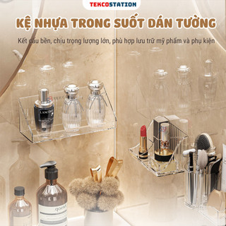  Kệ  Để Phụ Kiện Mỹ Phẩm  Đồ Cá Nhân Vật Dụng Nhà Tắm - Khay Nhựa Đựng Đồ Dán Tường 