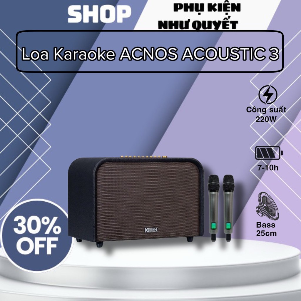 Dàn âm thanh di động ACNOS ACOUSTIC 3