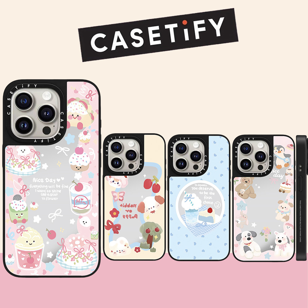 Món Tráng Miệng Động Vật Kính Cứng Ốp Lưng Điện Thoại iPhone 17 Pro Max 16 Plus 15 14 13 12 11 Ốp Lưng Bọc Toàn Bộ Vỏ Acrylic Phía Sau Chống Sốc