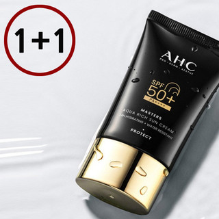  Kem chống nắng AHC Masters Aqua Rich 30ml + 30ml SPF 50 + PA + + + + K Beauty Skincare Face Sunscreen 
