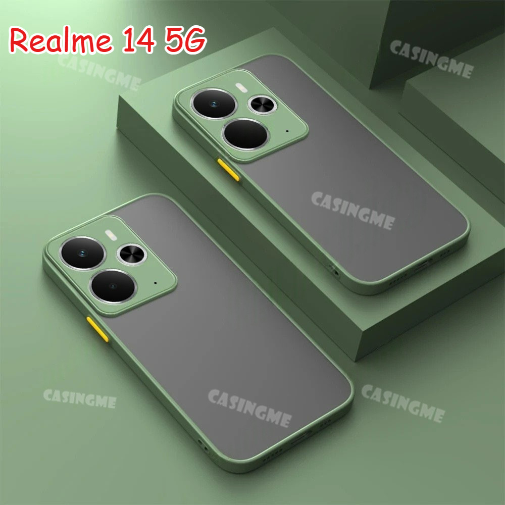 Dành Cho Realme 14 5G 2025 Ốp Lưng Silicon Mờ Cho Realme 14 5G Realme14 5G Realme 145G 14Realme 5G 2