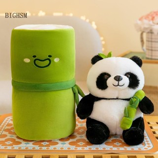  BIGHSM 1 Bộ Búp Bê Gấu Thú Nhồi Bông Dễ Thương Thiết Kế Đảo Ngược Kawaii Ống Tre Gấu Trúc Bộ Đồ Chơi Sang Trọng Trẻ Em Quà Tặng Ngày Lễ Tình Nhân Martijn 