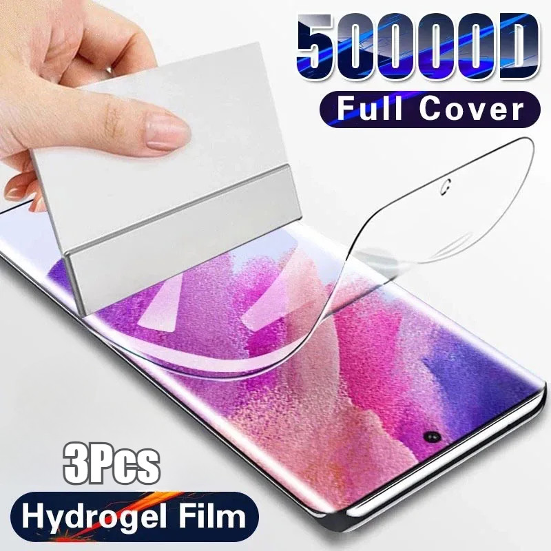 3 5000D HD Trong Suốt Mềm Hydrogel Cho Doogee Blade GT Ultra Note 59 Fire 6 Max S119 Bảo Vệ Màn Hình